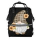 thumbnail image 1 of Fotbe Sunflower Gnomes 4 Mochila Maternidad - Lona de Sarga Impermeable, Mochila de Pañales de Gran Capacidad con Múltiples Bolsillos y Correas Ajustables, 1 of 6