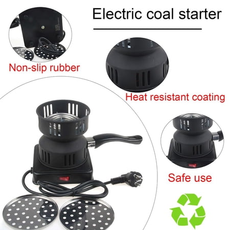 Electric Charcoal Burner Removable Tray + Tongs Thickened Charcoal Stove |  Walmart Canada