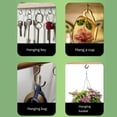thumbnail image 3 of 75Pcs 6 Specifications Screw Hooks Cup Hook Shouldered Screw Cup Extend A Hooks, 3 of 8