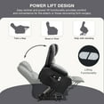 thumbnail image 6 of JONPONY Power Lift Recliner Chair Recliners for Elderly with Heat and Massage Recliner Chair for Living Room with Infinite Position and Side Pocket,USB Charge Port,Black, 6 of 13