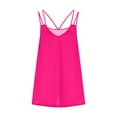 thumbnail image 2 of DAFPZW Womens Flowy Tank Tops Hide Belly Tunic Long Shirts Casual Sexy Tees Spaghetti Strap V-Neck Sleeveless Camisoles, 2 of 4