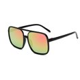 thumbnail image 4 of fastboy Optical Glasses Black Rimmed Spectacles Hip-hop Fashionable UV Protection Large-frame Clothing Accessories for Eyes Protection Black Rimmed Red, 4 of 5
