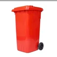 thumbnail image 3 of Gran contenedor de basura para clasificación al aire libre de propiedades comerciales cubiertas para exteriores Contenedor de basura sanitario para remolque de gran capacidad 240 l, 3 of 5