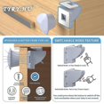 thumbnail image 4 of Magnetic Cabinet Locks (10 Locks 2 Keys), Cabinet Locks For Babies, Baby Proofing & Child Safety By , Baby Proofing Cabinets, Fit Most Cabinets And Dr, 4 of 5