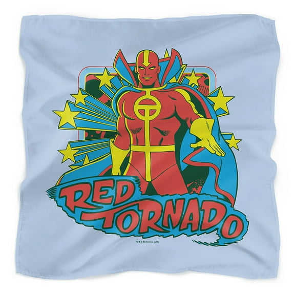 Justice League Red Tornado Stars Bandana (21 in x 21 in)