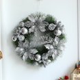 thumbnail image 3 of Christmas Wreaths Door Hanging Rattan Venue Layout Christmas Decorations Garland For Home Party Decor 2023 New Year Noel Navidad, 3 of 5
