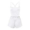 thumbnail image 5 of XuJwPNcy Women's Workout Rompers Running Athletic Shorts Jumpsuits Casual Summer Yoga Tennis Gym Outfits, 5 of 5