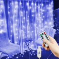 thumbnail image 3 of USB Curtain LED Light String Christmas Fairy Garland Lamp New Year 2025 Home Bedroom Xmas Party Decoration Noel Navidad Pendant, 3 of 5