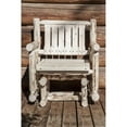thumbnail image 2 of Montana Woodworks 19" Handcrafted Transitional Wood Glider in Natural, 2 of 5