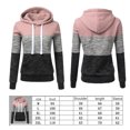 thumbnail image 3 of Sweat à Capuche Patchwork avec Poche pour Femmes et Filles, Automne, 3 of 4