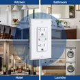 thumbnail image 4 of GFCI Outlets ELECTECK, paquete de 20 amperios, resistente a manipulaciones, color blanco, 4 of 7