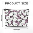 thumbnail image 5 of Hello kitty Makeup bag Preppy Cute Linen Toiletry bag for women travel essentials, 5 of 5