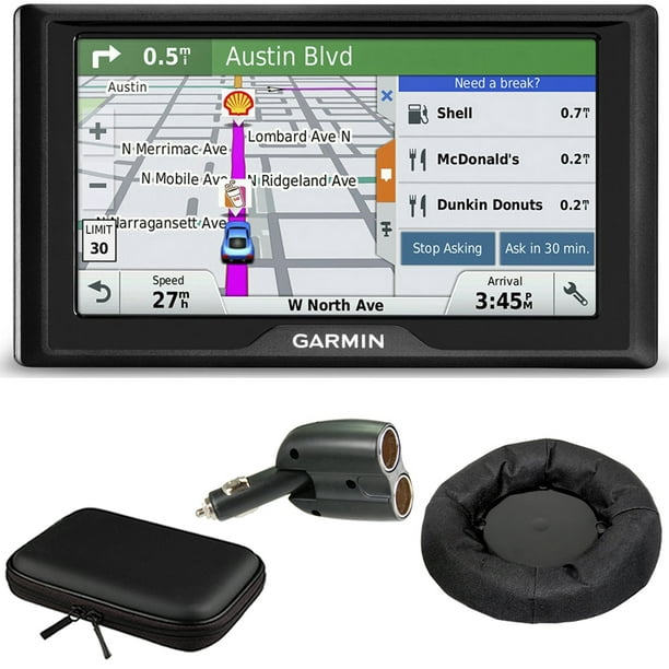 Garmin Drive 60LM GPS Navigator (US) 010-01533-0C Case + Mount + Car Charger Bundle GPS, PocketPro Hardshell Case, Universal GPS Navigation Dash-Mount and Dual 12V Charger - Walmart.com
