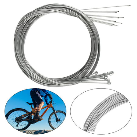 10 PCS 1.95M  EEEkit Universal Bicycle Bike Brake Inner Wire Cable, Cable Derailleur Cable Gear Cable, for Mountain Road MTB Hybrid, City Bikes,Common