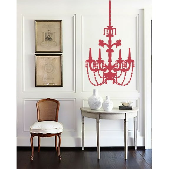 Baroque Chandelier Wall Art Decal