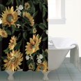 thumbnail image 4 of Waterproof Cute Sunflower Colorful Shower Curtain 72x72 Inch Boho Style Polyester Unique Shower Curtain for Bathroom Hotel Home Decor with 12 Plastic Hooks, 4 of 5
