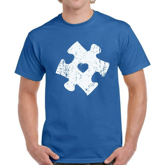 Puzzle Autism Shirts for Men - Autism Awareness Graphic Tee S M L XL 2XL 3XL 4XL 5XL
