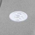 thumbnail image 4 of Women's Antigua  Gray San Francisco 49ers Figure Half-Zip Sweatshirt, 4 of 4