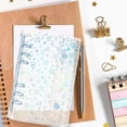 thumbnail image 6 of Clear A6 Binder Cover Pvc 6-Ring Budget Binders Refillable Notebook Shell Protector Laser Star 2 Buttons Closure For Envelopes Style C, 6 of 6