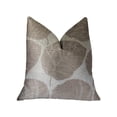 thumbnail image 1 of Plutus PBRA2287-2020-DP Coussin de Luxe Gris Feuilles Agréables, 20 x 20 Po., 1 of 3