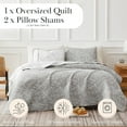 thumbnail image 2 of Winter Brush Print Soft & Supreme Quality Reversible Lightweight Quilt Set, 2 of 9