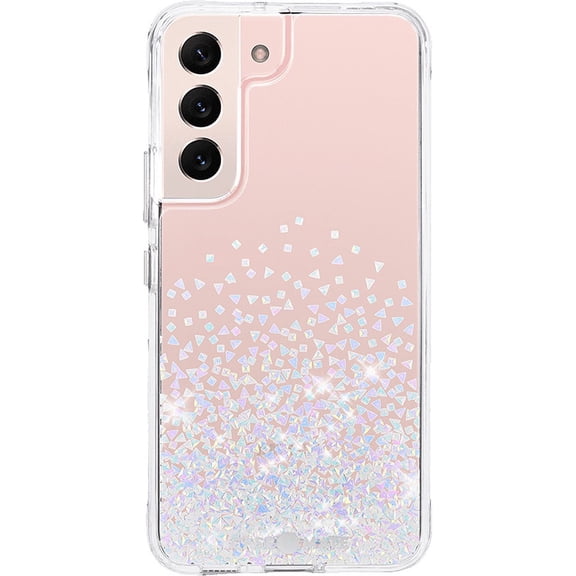 Case-Mate Twinkle Diamond Ombre Case For Samsung Galaxy S22-CLear & Glossy