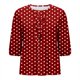 thumbnail image 5 of Fiudx Ofertas y Liquidaciones Top de Camiseta con Cuello Redondo y Manga Farol Plisada con Lazo para Mujer, 5 of 5