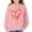 Pink, variant on YunPes Girls Cute Heart Print Sweatshirt Fall Winter Oversized Crewneck Pullover Tops Fleece Long Sleeve Loose Fit Sweater Shirt