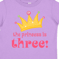 thumbnail image 4 of Inktastic 3rd Birthday Princess I'm Three Girls Toddler T-Shirt, 4 of 5