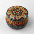 thumbnail image 1 of Caja pequeña de hierro para hornear galletas, caja para té con forma de rosa Luoshi, lata para velas, lata para dulces, tarro para velas, 1 of 6