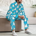 thumbnail image 7 of Sikiie Duck Dives Mens Pajama Set, Soft Warm Long Sleeve Sleepwear, Cozy Button-Down Pjs for Men-XX-Large, 7 of 7