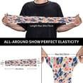thumbnail image 4 of Daiia Hand Painted Abstract Leopard Print UV Sun Protection Arm Sleeves - Cooling Compression Arm Sleeve - Sports & UV Arm Sleeves for Men & Women, 4 of 8