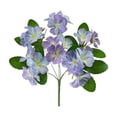 thumbnail image 2 of Realistic 6-Stems 18-Blooms Mini Hydrangea Bouquet Versatile Faux Flowers For Home And Wedding Decor Photography Props And Ambiance Styling, 2 of 6