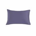 thumbnail image 2 of Pillowcase, Ice Silk Breathable Pillow Cover, Hotel Protective Pillow Core Isolation Cover with Polyester Fiber Filling Machine Washable, Purple, 2 of 7