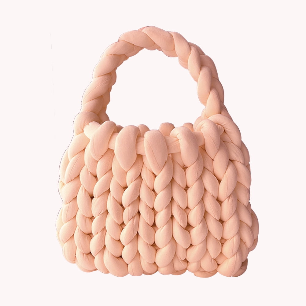 Woven Knot Bag Pink