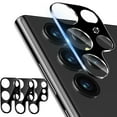 thumbnail image 1 of 3 Pack Samsung Galaxy S22 Ultra Camera Lens Protector , 9H Hardness Tempered Glass, Ultra HD, Anti-Scratch, Case Friendly [Does not Affect Night Shots], 1 of 7