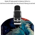 thumbnail image 4 of Square 2Pack PU Leather Wolf Cruise Luggage Tag with Privacy Cover and Name ID Tag for Travel Handbags Backpacks Luggage Tags, 4 of 6