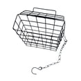 thumbnail image 1 of Comedero para pájaros para exteriores, portátil, de metal, resistente y resistente a intemperie. Soporte para pastel de sebo. Cesta para sebo de, 1 of 8