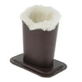 thumbnail image 6 of Anti Scratch Plush lined Eyeglass Holder Stand Protective for Desk 02 Brown, 6 of 7