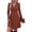 46# Light Brown, variant on Casual Dresses for Women Wrap V Neck Ribbed Petite Mini Dress Surplice Neck A Line Fall Work Dresses