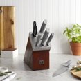 thumbnail image 3 of HENCKELS Modernist 7 Piece, Knife Block Set, Brown, 3 of 3