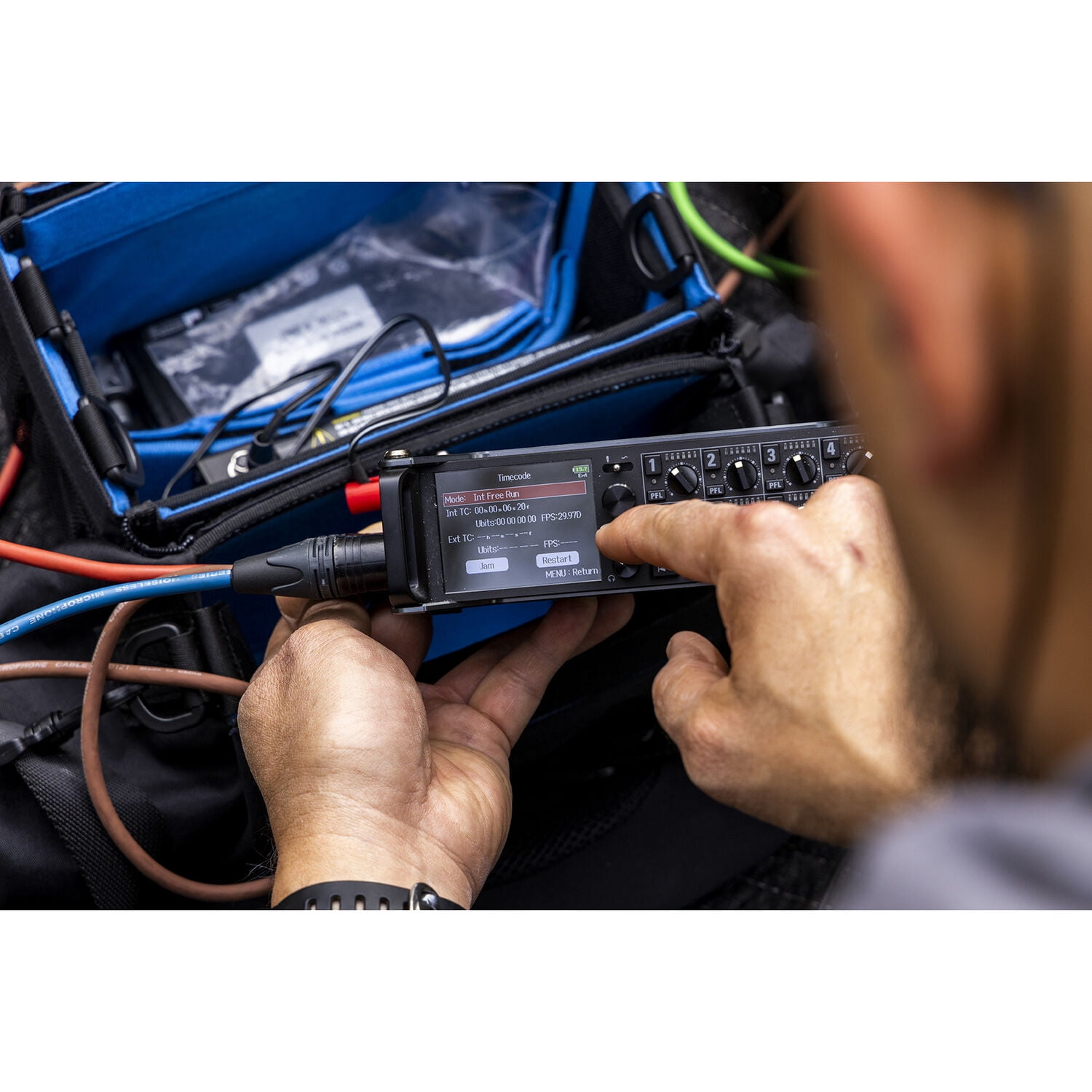 Zoom F8n Pro MultiTrack Field Recorder Bundles with 4x Zoom ZDM-1 Podcast Mic Pack + Batteries + Memory Cards