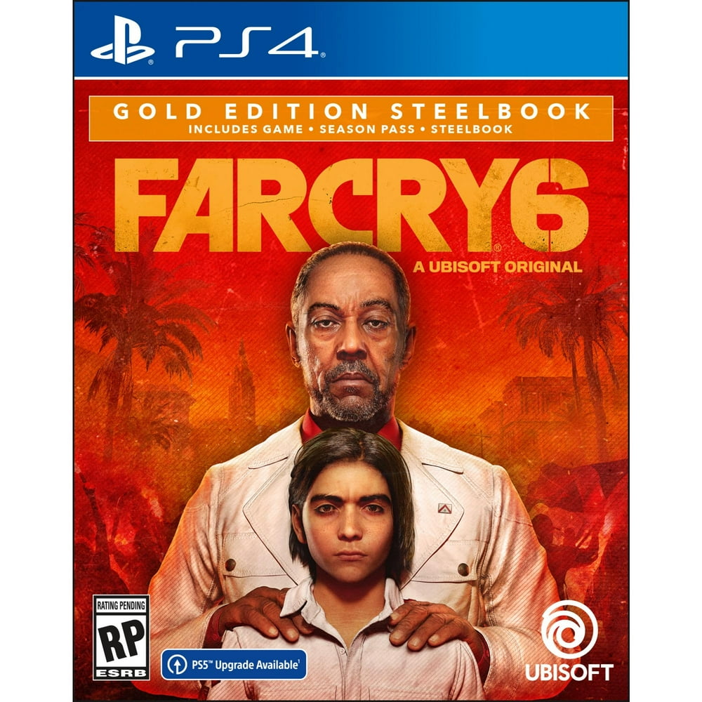 Far Cry 6 PlayStation 4 Gold Steelbook Edition with free upgrade to the
