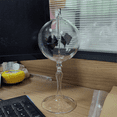 thumbnail image 4 of Solar Crookes Radiometer Sun Light Energy Vanes Tabletop Ornament for Table Entrance Living Room Cabinet Green, 4 of 5