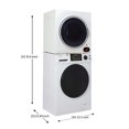 thumbnail image 2 of Equator PREMIUM STACKABLE 110V Washer 1.62cf 15 Lbs + Vented DIGI Dryer 3.5cf, 2 of 14