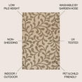 thumbnail image 4 of JONATHAN Y SANTA MONICA 3 x 5 Area Rug, Vine All Over - Brown/Beige, SMB117A-3, 4 of 10