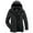 Black, variant on Men's Winter Hooded Jacket Casual Sherpa Lined Fleece Coat Outerwear Warm Parka 3256 Khaki M