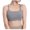 Gray, variant on Womens Sports Bras Sports Bra Vest Push-Up Yoga Fitness Sports Bra With Removable Chest Pad Wireless Bras for Women Gray M