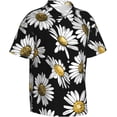 thumbnail image 2 of Mens Casual Hawaiian Shirts Short Sleeve Button Down Beach Shirts, 2 of 8