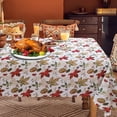 thumbnail image 4 of Rectangle Fall Tablecloth 60x84 inch Maple Leaves- Washable Wrinkle Resistant Thanksgiving Tablecloth for Fall/Harvest Dinner Party, Banquet, Dining Table Holiday Table Cover, 4 of 5
